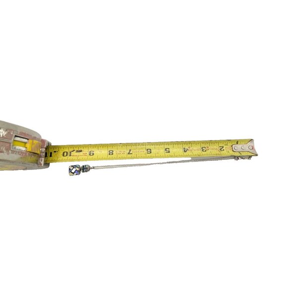 Sandy Baker Sterling 925 Paula shell horn inlay mosaic pendant on 925 Necklace - Picture 12 of 16